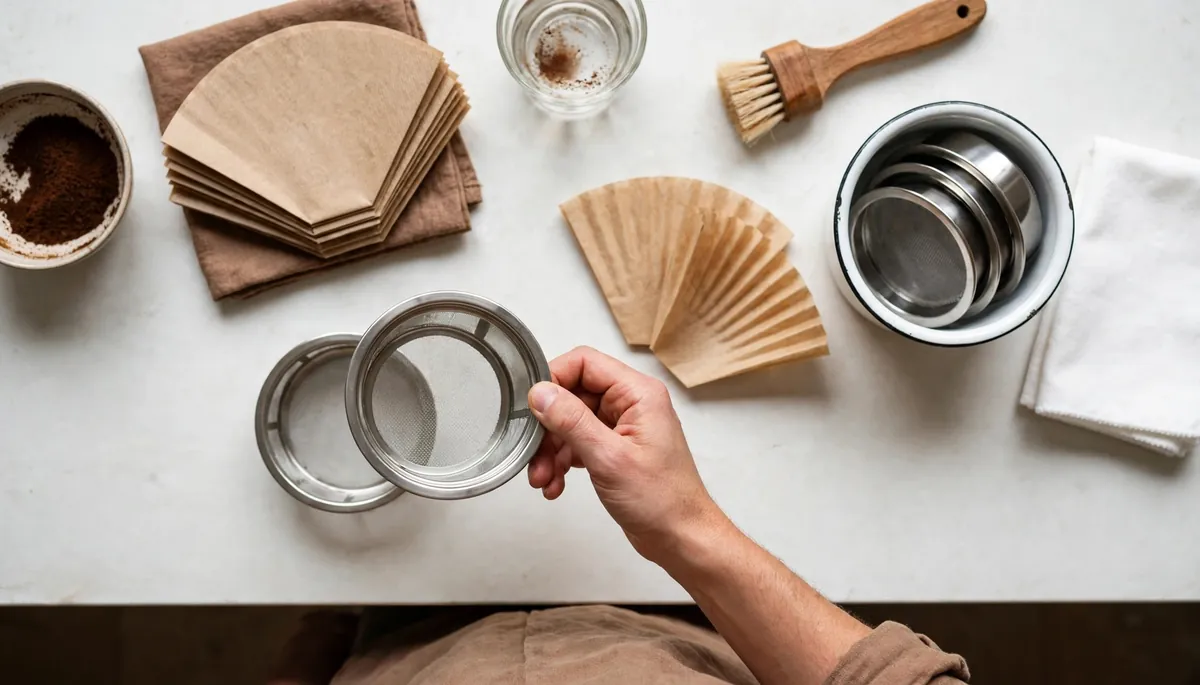 Quel filtre choisir pour un percolateur : papier ou inox ?