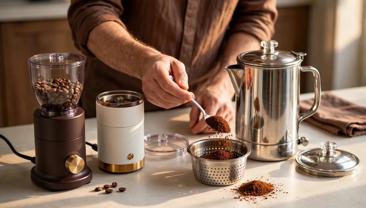 Quel moulin à café choisir pour votre percolateur ?